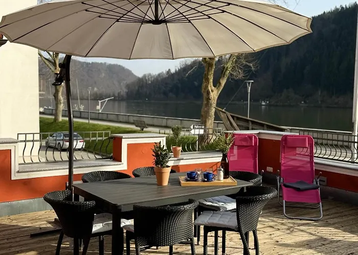 Terrassenwohnung Mit Donaublick شقة Obernzell